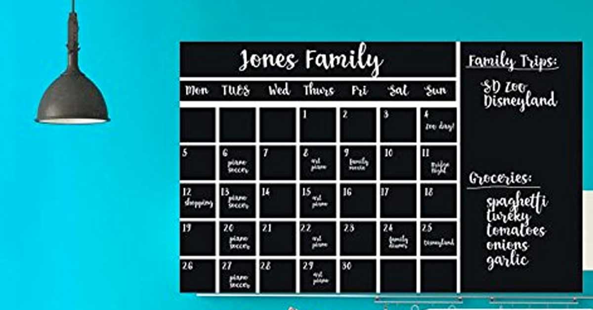 calendar decal